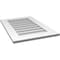 Ekena Millwork Vertical Surface Mount PVC Gable Vent: Non-Functional, w/ 3-1/2"W x 1"P Standard Frame, 20"W x 30"H GVPVE20X3001SN - alternate 2